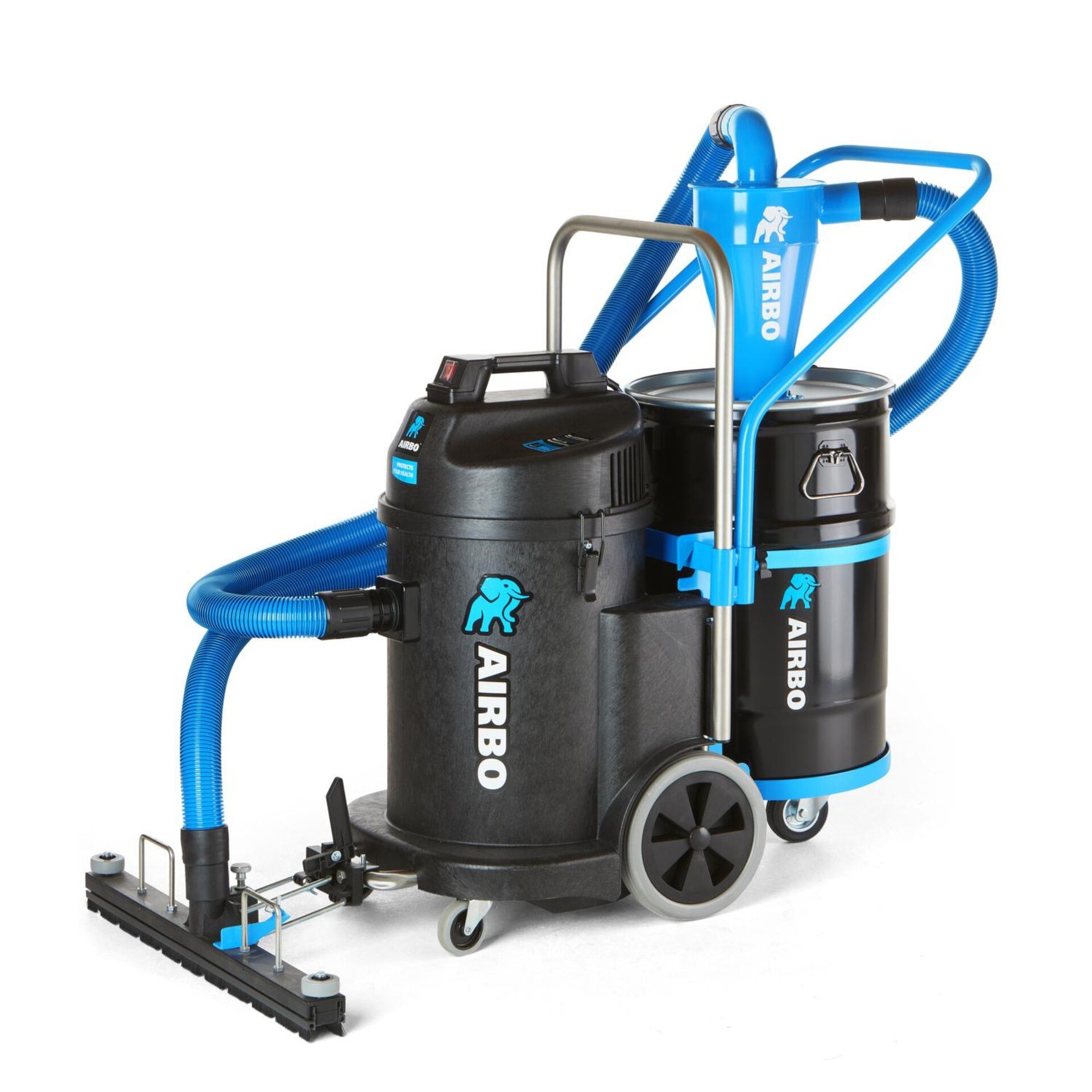 AIRBO Set NTD900 met trolley, voorafscheider en 720 mm zuigmond